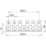 Gniezdnik LSA-Plus serii 2 do montażu listew