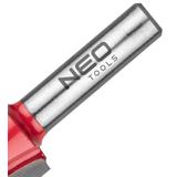 Frez palcowy dwuostrzowy, HM, 20 x 19 mm, trzpień 8 mm