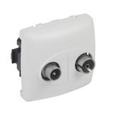 OTEO GNIAZDO TV-RD TYPU GWIAZDA BIAŁE, Legrand