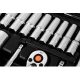 Klucze nasadowe 1/4", 1/2", zestaw 110 szt., CrV