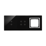 Simon 54 Touch Panel dotykowy S54 Touch 3 moduły 2 pola dotykowe pionowe + 4 pola dotykowe + 1 otwór na osprzęt S54 księżycowa lawa DSTR3340/74 KONTAKT