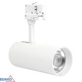 SPOT COB VERKO BIAŁY 3-FAZOWY 30W 4000K 2400LM 36°