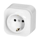 Gniazdo pojedyncze natynkowe ToDo 2P+Z Schuko IP20 biały OR-OE-7205(GS)/W ORNO