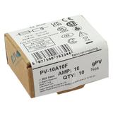 10AMP 1000VDC SOLAR FERRULE 10 X 38MM 10A 1000Vdc wkładka cylindryczna 10x38 do PV PV-10A10F EATON