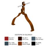 Uchwyt gąsiorowy "WZÓR 35" Z-śruba H=10 cm /LA/