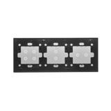 Simon 54 Touch Panel dotykowy S54 Touch 3 moduły 2 pola dotykowe poziome + 2 pola dotykowe pionowe + 4 pola dotykowe srebrna mgła DSTR3234/71 KONTAKT