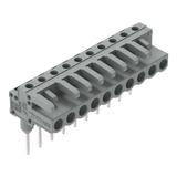 MCS-MIDI Classic gniazdo kątowe 10-bieg. szare raster 5 mm /50szt./ WAGO