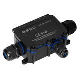 Puszka natynkowy HD IP68, 0,5-6,0mm2 ,2 dławnice M20, 1 dławnica M16 OR-JB-13815/3 ORNO
