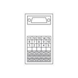 moduł przejściowy 15-biegunowy z gniazdem D-Sub HD