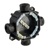 PNHC Puszka Hermetyczna n/t IP67 4mm2 400V czarna 63.408 OPATÓWEK