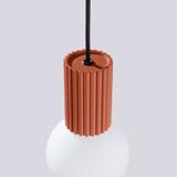 Lampa wisząca HALO 1 ochra czerwona