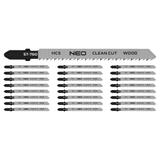 Brzeszczoty do wyrzynarki, 10TPI, uchwyt typu T, 25 szt.