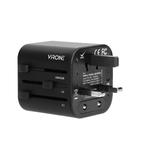 GOworld uniwersalny adapter podróżny do ponad 200 krajów świata, 100-240V, 8A TA-1 ORNO