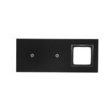 Simon 54 Touch Panel dotykowy S54 Touch 3 moduły 1 pole dotykowe + 1 pole dotykowe + 1 otwór na osprzęt S54 zastygła lawa DSTR3110/73 KONTAKT