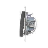 Simon 54 Przycisk potrójny z podświetleniem LED 10A 250V szybkozłączka antracyt DP31L.01/48 KONTAKT