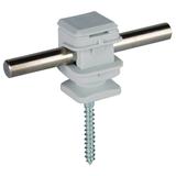 Wspornik DEHNsnap wys. 16 mm, M8, tworzywo, szary