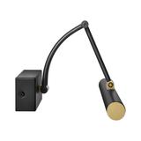 Kinkiet lampa nad lustro RICO LED 7W 770lm 4000K IP44 dł. 40 cm czarna ORNO