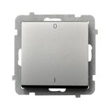 SONATA Łącznik dwubiegunowy - kolor srebro mat