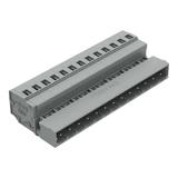 MCS-MIDI Classic wtyk 13-bieg. szary raster 5 mm