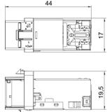 ASM-C6A G, Moduł RJ45, kat.6A, ekranowany