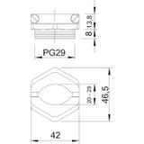 157/MS, TULEJA DOCISK.Z OPOR.I OBJ.PG29