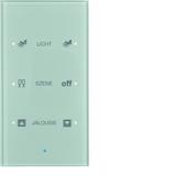 BERKER KNX TS Sensor dotykowy potrójny konfigurowalny szkło aluminium 75143134 HAGER