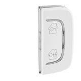 MY HOME VALENA ALLURE - KLAWISZ PRAWY ON/OFF-GEN BIAŁY, Legrand