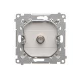 Simon 55 Gniazdo antenowe typu /F/ pojedyncze Do instalacji indywidualnych Aluminium mat TASF1.01/143 KONTAKT