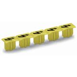 zaślepka ze znakiem ostrzegawczym