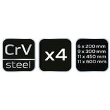 Łomy, zestaw 4 szt.