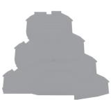 ścianka końcowa szara