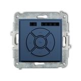 ICON Sterownik roletowy (przycisk strefowy) navy blue 64ISR-5 KARLIK
