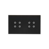 Simon 54 Touch Panel dotykowy S54 Touch 2 moduły 4 pola dotykowe + 4 pola dotykowe zastygła lawa DSTR244/73 KONTAKT
