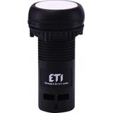 ECF-01-W - Przycisk kompaktowy z guzikiem krytym, 1NC, Biały