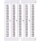 Oznacznik 201 do 250 (100 szt.) ES-NU0851201 003903081 ETI