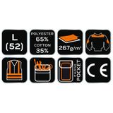 Bluza robocza biała, HD, rozmiar L/52