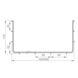 KSG300H110/3 Korytko siatkowe zgrzewane z drutu galwanicznego
