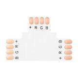 Złączka LED RGB 10mm trójnik "T"