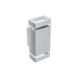 OPRAWA ŚCIENNA DWUKIERUNKOWA NESSA, GU10, MAX. 50W, IP54, AC220-240V, 50/60HZ, SZARA