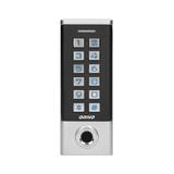 Zamek szyfrowy hermetyczny z czytnikiem kart i breloków zbliżeniowych oraz czytnikiem linii papiparn