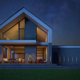 LUNARIX 1 KINKIET 2W CCT 230V IP54 RA90 110x100x40MM BIAŁY, ŚWIECI GÓRA/DÓŁ