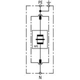 Ogranicznik przepięć N-PE gap H M 961102 DEHN