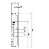 univers N Podzespół rozstaw 60mm3-pol.3xNH00listw. 600x250mm odpływ góra UE41B3N HAGER