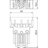 STA-SKS S1 SW, Adapter elementu wtykowego