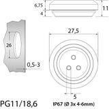 TSSM PG11 CZ-rzepust dławiący Multi 34.612 OPATÓWEK