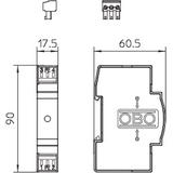 VF48-AC/DC-FS, Bariera odgromowa