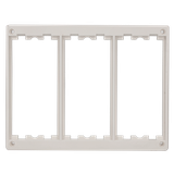Simon Connect Ramka 3-modułowa czysta biel SM302/9 KONTAKT