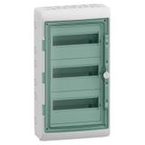 Rozdzielnica natynkowa hermetyczna 3x12 IP65 Mureva (dawna Kaedra) MRV-3-12-NT-T drzwi transparentne 13435 Schneider