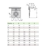 picoMAX płytka uchwytowa z suwakiem raster 5mm 5-8 bieg.