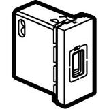 MOSAIC - GNIAZDO ZASILAJĄCE1 X USB 5 V 750 MA - BIAŁY, Legrand